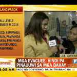 Marikina Evacuees Not Safe To Return Home Yet